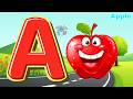 A for Apple 🍎 | ABC Smiley Beats | Mini Shark 🦈