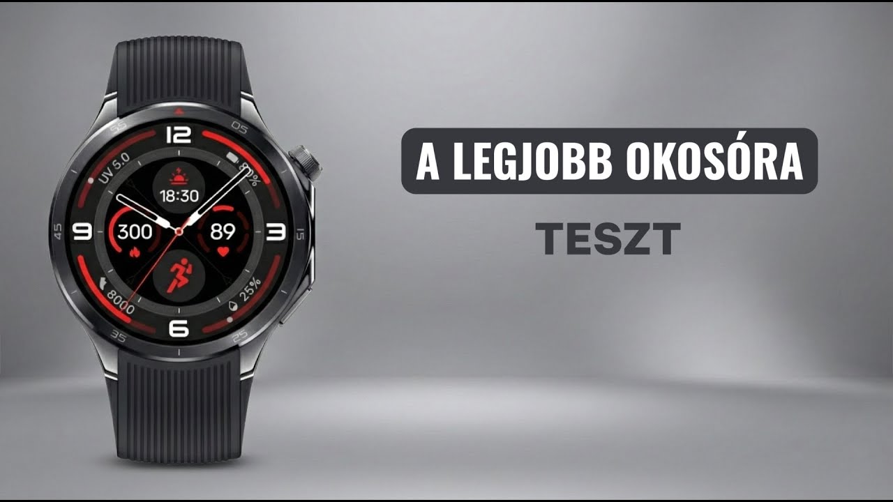 Ez a legjobb okosóra! OnePlus Watch 3 teszt ⌚