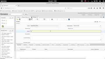 Create new Product in iDempiere 3.1