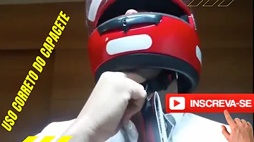 Como ajustar o capacete de moto?