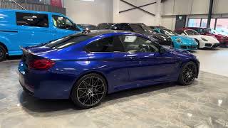 2019 BMW M4 COMPETITION COUPE SAN MARINO BLUE ULTIMATE PACK