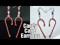 EASY Wire Wrapped Candy Cane Earrings: Wire Wrapping Tutorial: DIY Jewelry