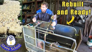 Workshop repairs  200,000 sheep later! #engineering  #workshop #farming  #welding