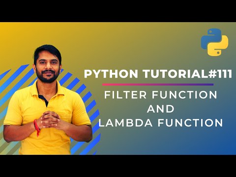 Filter Function With Lambda Function - In Hindi