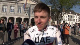 Tadej Pogačar - Interview at the start - Amstel Gold Race 2019
