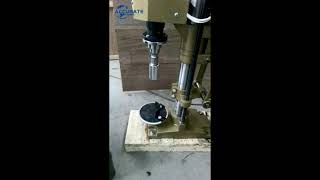Semi-auto single head crown capping machine