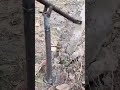 Simple tool for easy concrete pole removal process #shorts