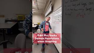 TI-84 Tips and Tricks: Domain Restrictions #calculator #teacher #school #maths #tips #hacks #ti84