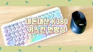 [내돈내산 K380 키스킨 리뷰] 로지텍 K380, M441, 미리미리샵 홀로그램 키스킨 screenshot 2