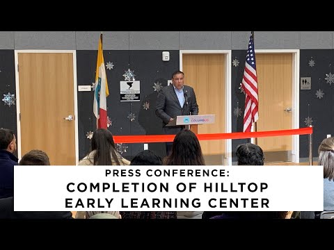 Press Conference: Hilltop Early Learning Center Opening
