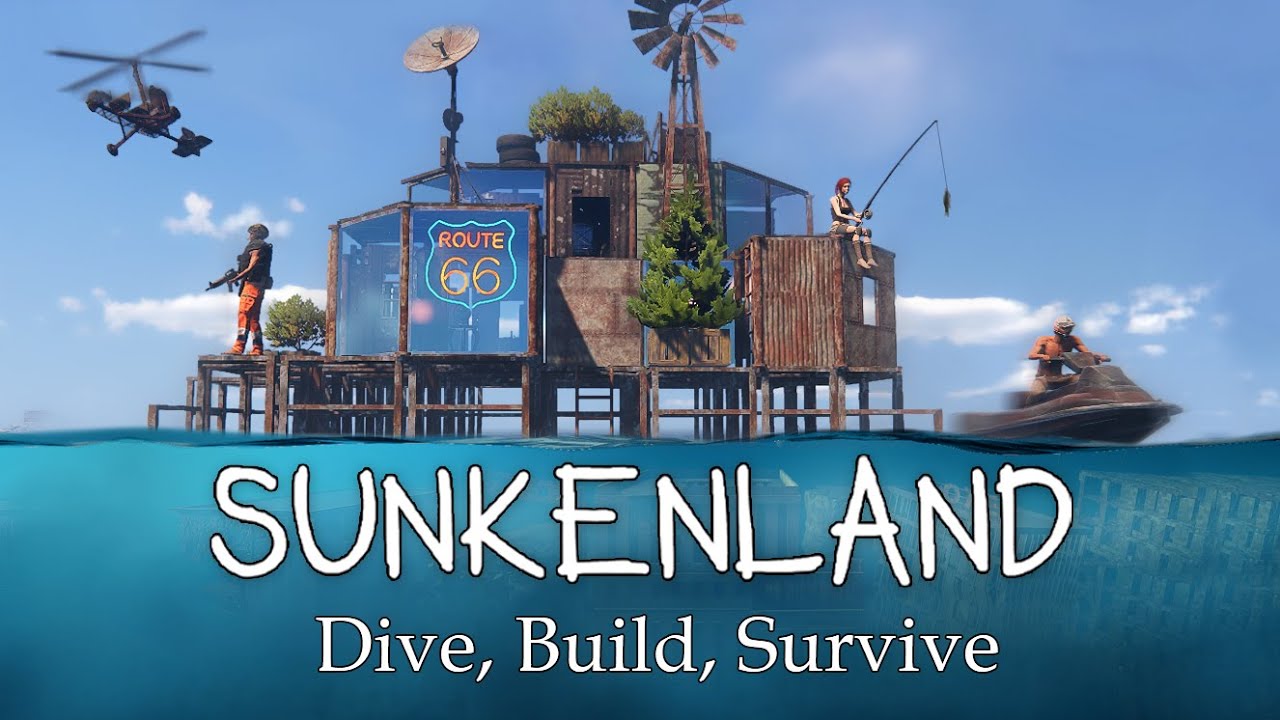 Conhece o novo jogo em early access na steam Sunkenland!