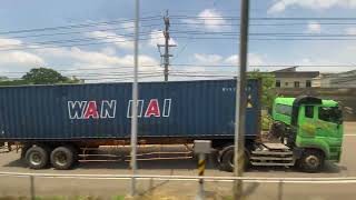 ［鉄音］台鐵 區間車2164次 EMU700電聯車 北湖-暖暖 車廂播音 側窗景