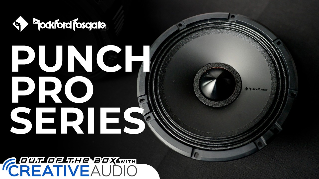 Rockford Fosgate PPS4-8 8” Pro 4-Ohm Mid-Range, Sold Individually