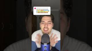 ASMR EMOJI CHALLENGE 😁🥵🥶🤮🤢😲😭🤬😡💋 #asmr #türkçeasmr #emojichallenge #shorts