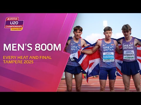 A FINAL FULL OF DRAMA 😮 | Men’s 800m | Every Heat & Final | Tampere 2025