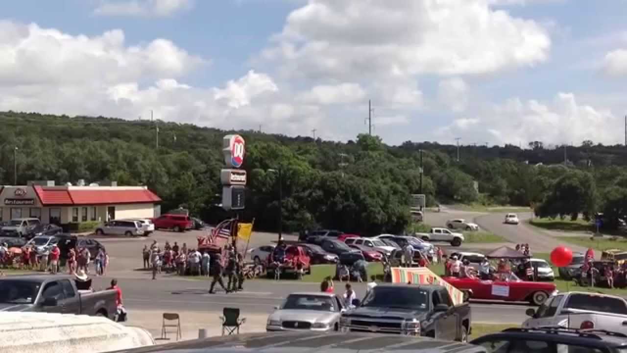 Canyon Lake Texas fourth of July parade 2015 YouTube
