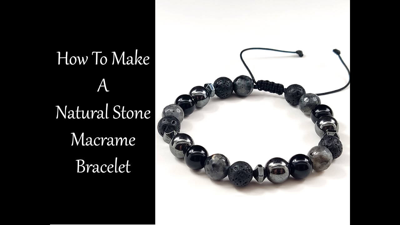 EASY Tutorial To MAKE A GREAT Beaded Macrame Bracelet - Step By Step ...