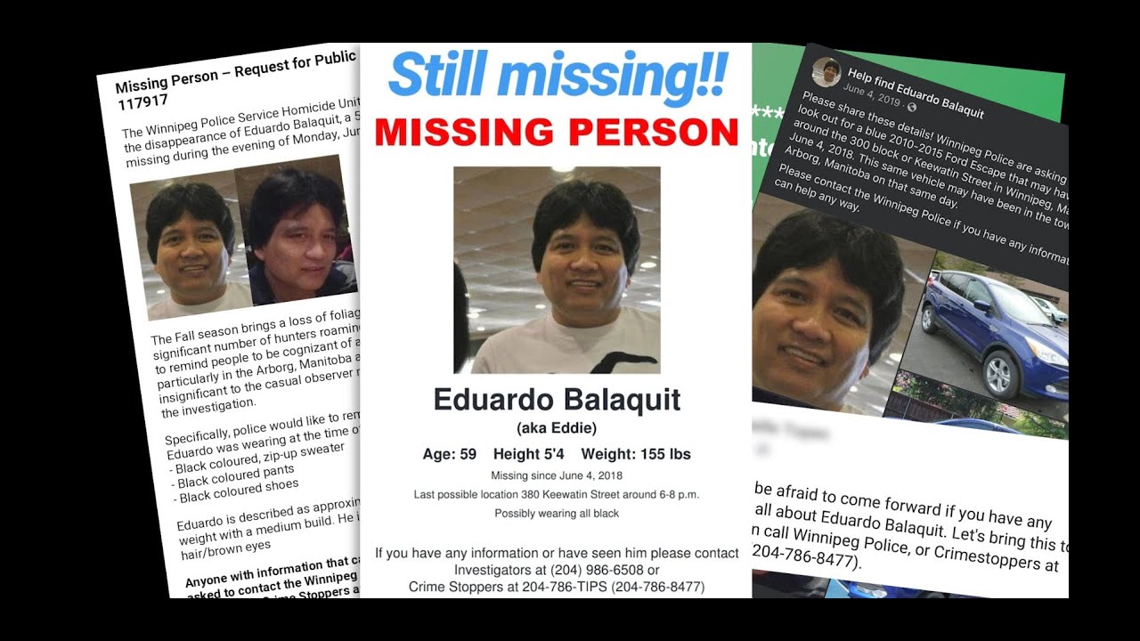 Public plea for help in locating remains of Eduardo Balaquit