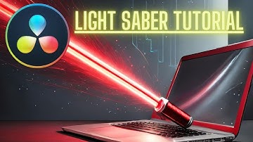 How to make a light saber in Davinci Resolve