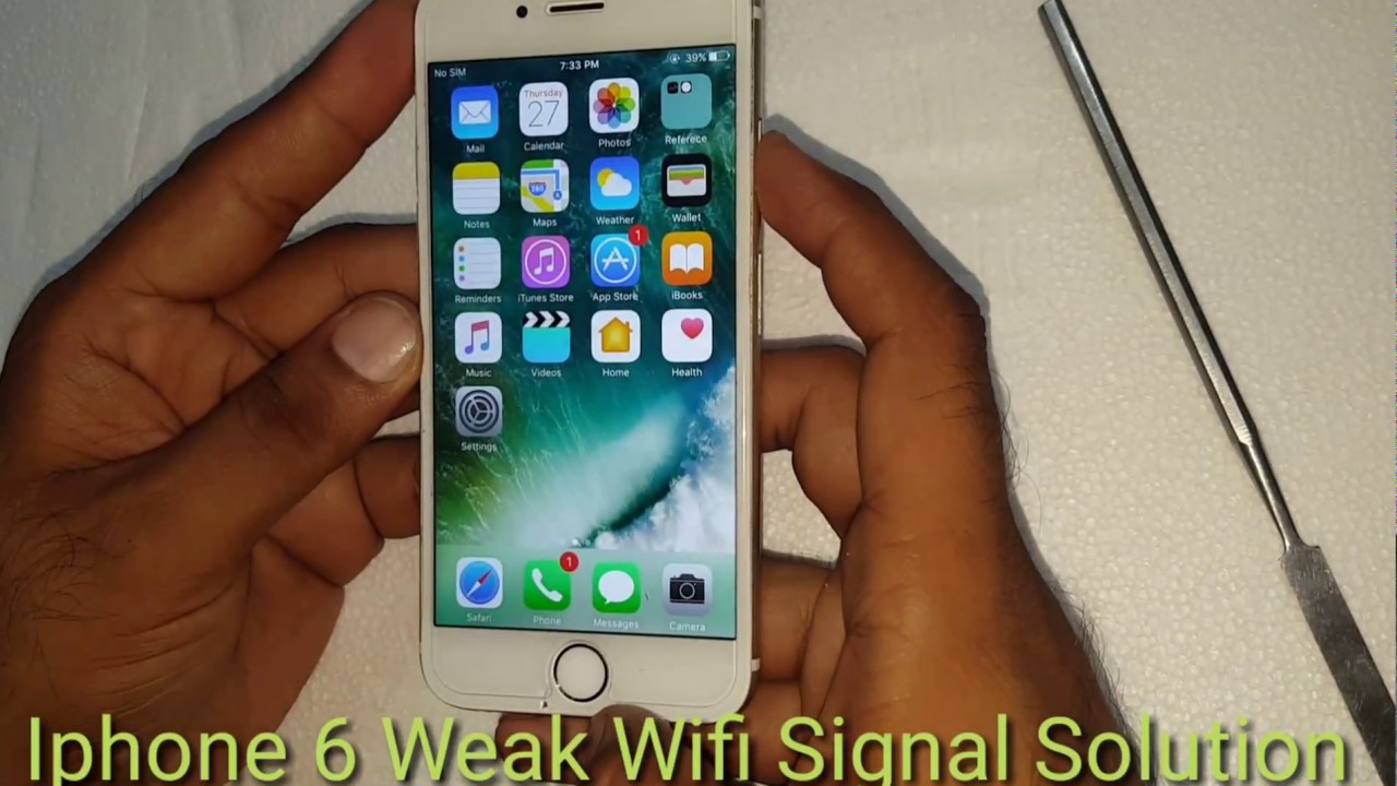 iphone 6 wifi range problem - YouTube