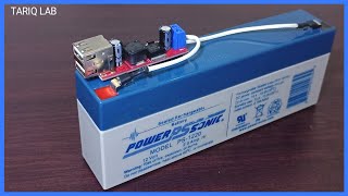 How To Make A Power Bank With 12V Battery