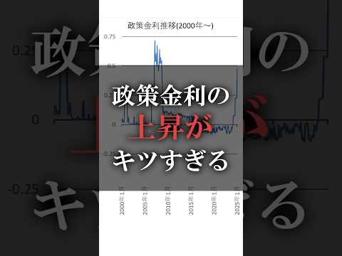 政策金利の上昇がキツすぎる