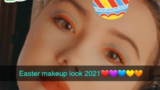 easter makeup look 2021🐇🌸🍬