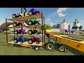 Tractors in Prison and New Four-Story Transport Trailer - New Objects and Tractors in Farming 22