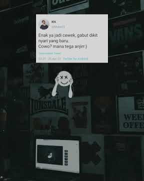 Story wa Twiter terbaru 2021 (Cewek kalo gabut)