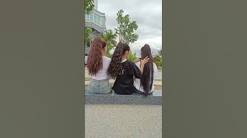 Ba dì cháu ngoặm tóc giả dài đẹp làm 1 trái tim ❤️❤️❤️❤️#tocngoam