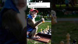 Mr beast asked openAI to generate a video of a monkey playing chess in a park #technology