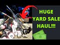 HUGE YARD SALE HAUL! Make over $1000 in one day! Full time ebay reseller!