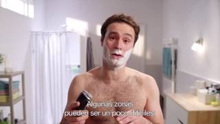 USO DE UNA AFEITADORA AQUATOUCH PHILIPS