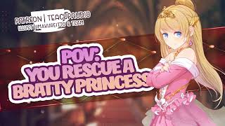 Pov You Rescue A Bratty Princess F4M Spoiled Princess X Mute Knight Audio Roleplay
