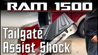 2009-2018 RAM 1500 Tailgate Assist Shock Install