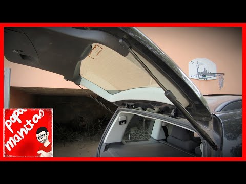 Replace the Touran trunk struts /// In less than 5 minutes!!!!