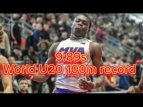 Issam Asinga 🇸🇷 the new world U20 100m record holder #trackandfield # ...