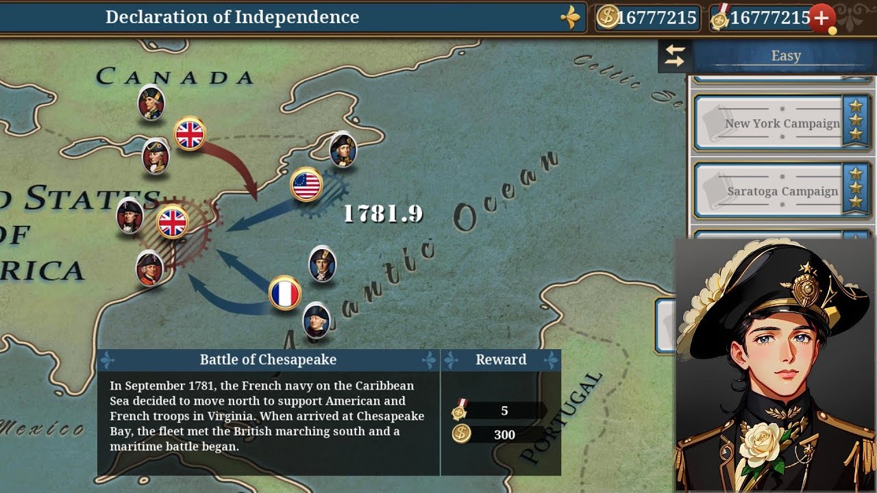 Battle of Chesapeake Declaration of Independence European War 6: 1804 -Napoleon Mod APK 1.4.