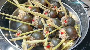 |ỐC BƯƠU NHỒI THỊT| MÓN ĂN ĐẶC SẢN THƠM NGON| TRANG LÊ - THÍCH NẤU ĂN|