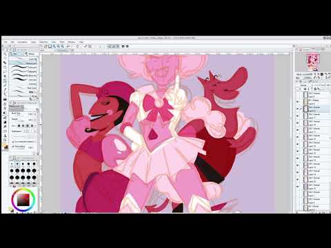 speedpaint-|-crossover-pink-baddies