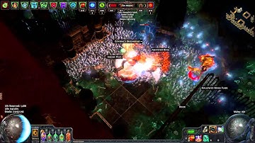 Path of Exile - Brokentoss - Level 77 Shrine Map #2 - Build Demo