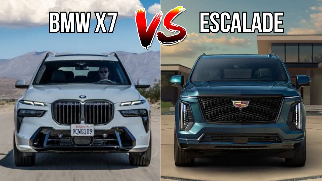 2025 BMW X7 vs 2025 Cadillac Escalade | Luxury SUV Showdown!
