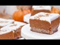Frosted Paleo Pumpkin Pie Bars