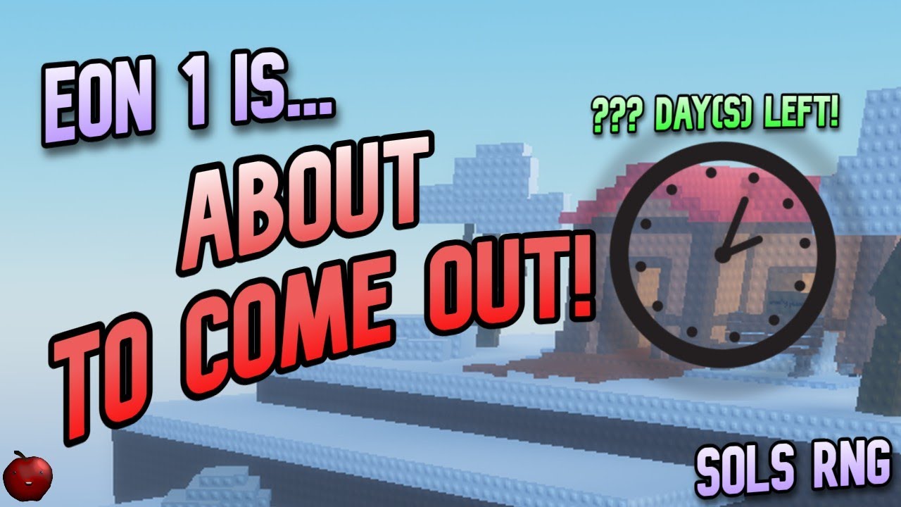 EON 1 Is About To Release In Roblox Sols RNG YouTube 
