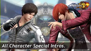 KOF XIV : All Special Intros