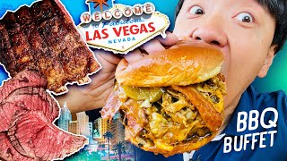 All You Can Eat LAS VEGAS BBQ BUFFET ANYTHING on The Menu