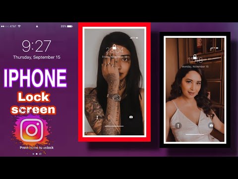 INSTAGRAM I PHONE LOCK SCREEN FILTER /  HOW MAKE I PHONE LOCK SCREEN INSTAGRAM #YOUTUBE #INSTAGRAM