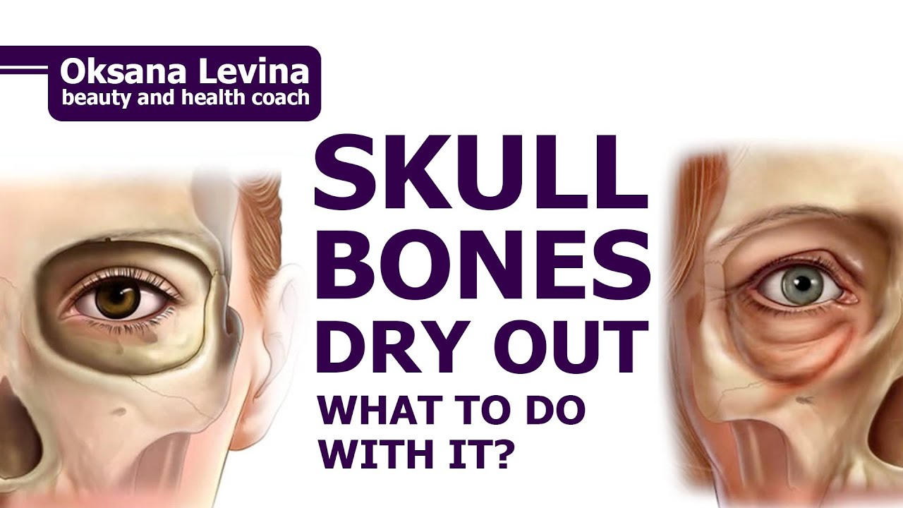 With age our bones dry out and our skull is decreasing. facial massage