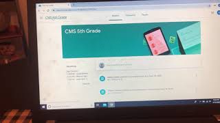 CMS 5th Grade Google Classroom