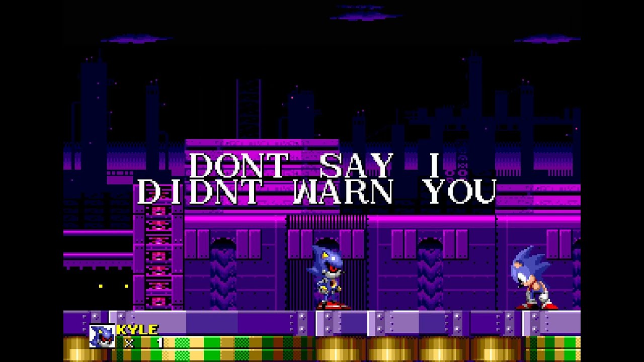 SONIC - New Beginning (SONIC.EXE) Metal vs "Sonic." Bossfight